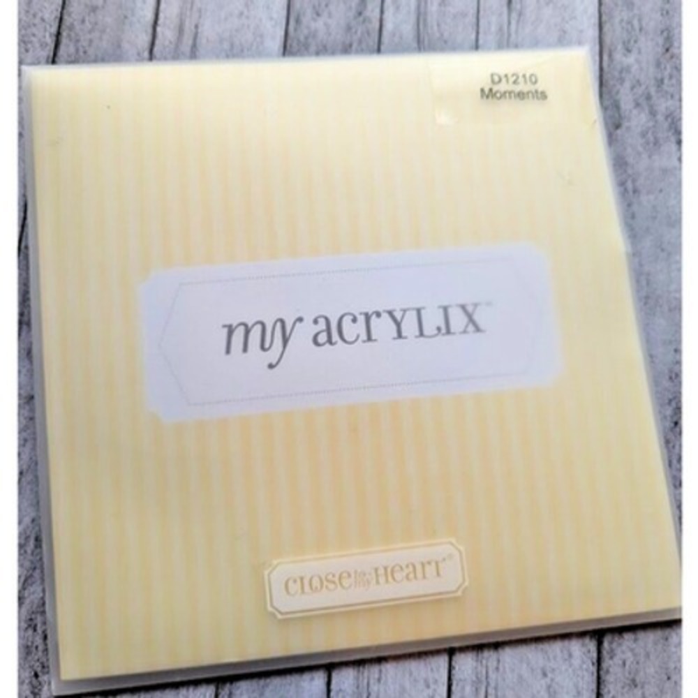 My Acrylix Close to My Heart Moments #D1210 Stamps Flourish Designs